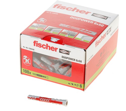 Load image into Gallery viewer, Fischer duopower 6x50 100 st - 538240
