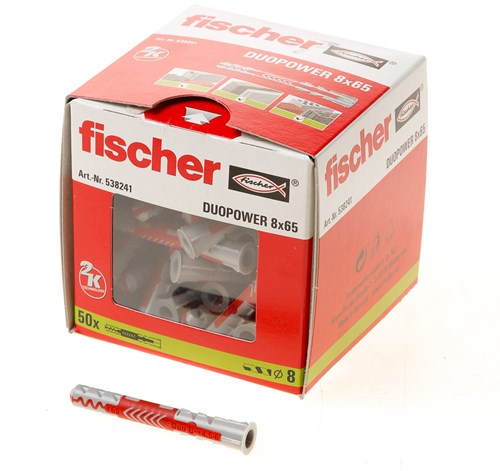 Load image into Gallery viewer, Fischer duopower 8x65 50 st -538251
