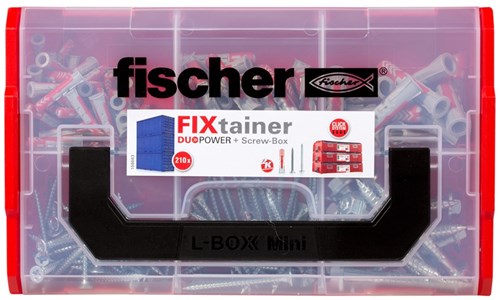 Fischer fixtainer duopower+schroef (nv) 1 st - 536162