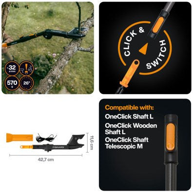 Cargue la imagen en el visor de la galería, Fiskars oneclick boomknipper - 1080702

