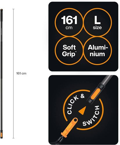 Laden Sie das Bild in Galerie -Viewer, Fiskars oneclick steel | maat l | 161 cm - 1080547
