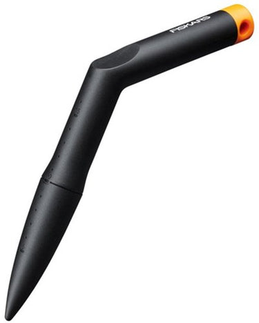 Fiskars solid plantstok bollenplanter (zwart oranje)