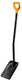 Fiskars solid schep | d-handgreep | metalen steel - 1066718