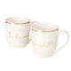 Boltze home mok davina be happy smile goud 400ml