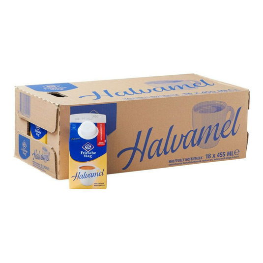 Friesche vlag halvamel pak (18x 455ml)