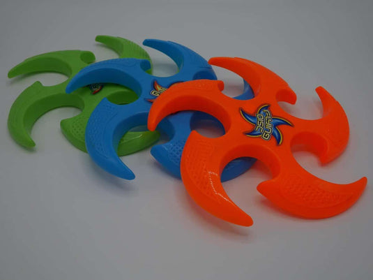 Van der doelen flying disc frisbee blauw oranje of groen