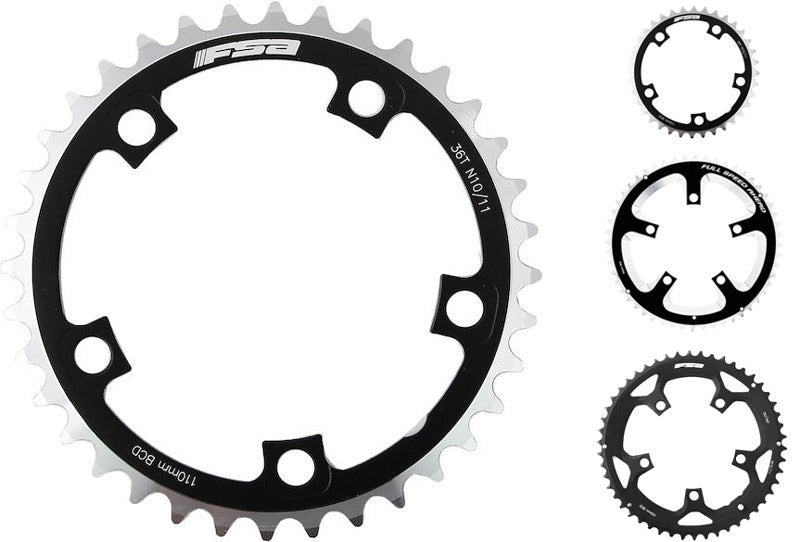 Chargez l'image dans la visionneuse de la galerie, Fsa road pro 5-arm 110mm bolt circle chainring
