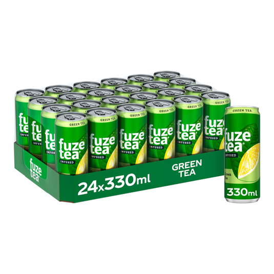 Fuze tea green tea blik (24x 33cl)
