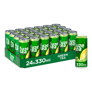 Fuze tea green tea blik (24x 33cl)