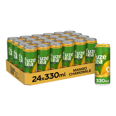 Fuze tea green tea mango blik (24x 33cl)