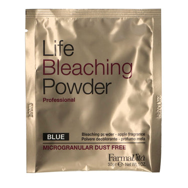 Farmavita life blondeerpoeder stuifvrij blauw sachet 30gr