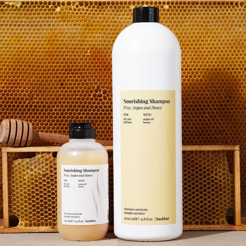 Load image into Gallery viewer, Farmavita backbar nourishing shampoo n°02 argan and honey 1000ml
