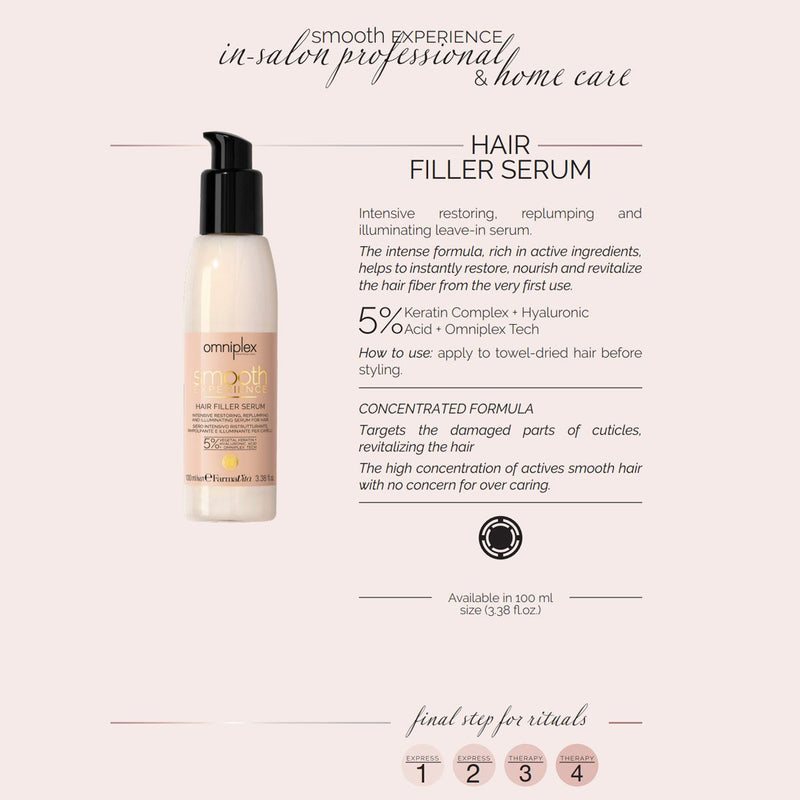 Load image into Gallery viewer, Farmavita omniplex smooth experience hair filler serum 100ml
