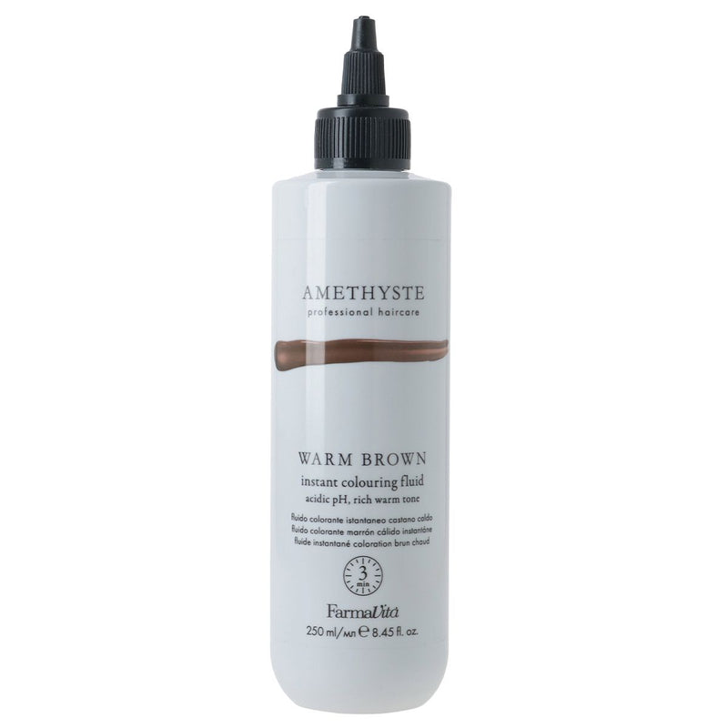 Load image into Gallery viewer, Farmavita amethyste instant colouring fluid warm brown 250ml
