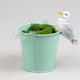 Season inspired decoration farmwood animals pothanger vogel meeuw 10x4.5x7cm polyresin