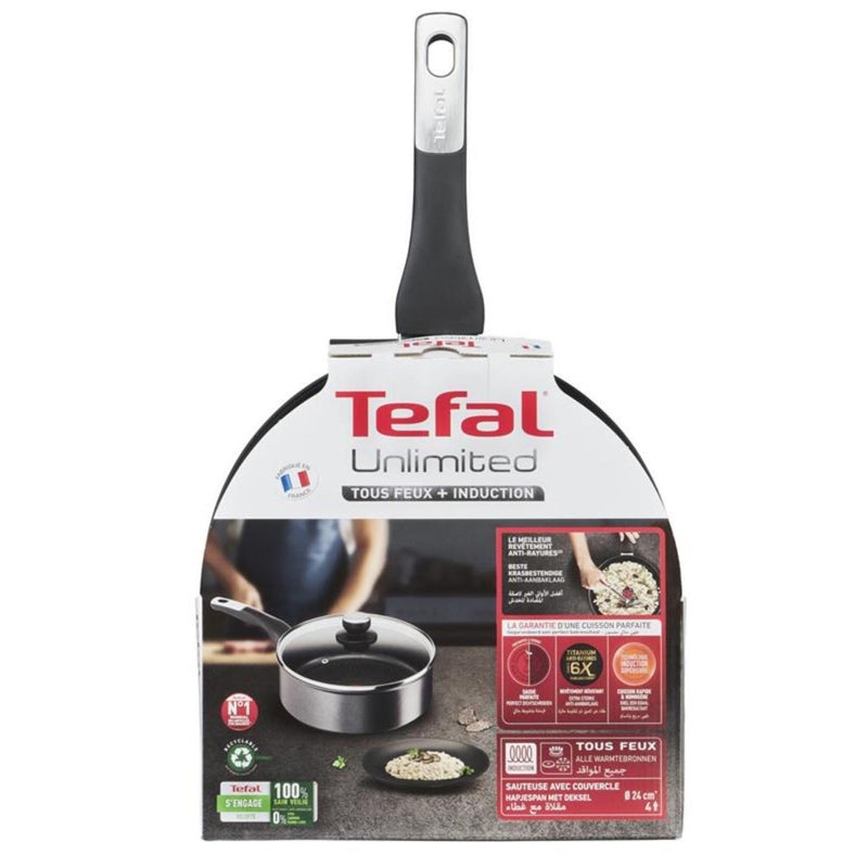 Load image into Gallery viewer, Tefal unlimited hapjespan 24cm + deksel
