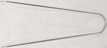 Gazelle spatbordstang 28 c-lite 355mm voor