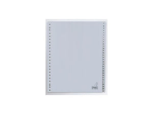 Kangaro tabblad a4 cijfers pp 120 micron grijs 23-gaats 31-delig