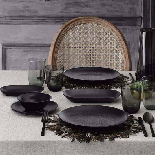 Güral serviesset black mat 24-delig