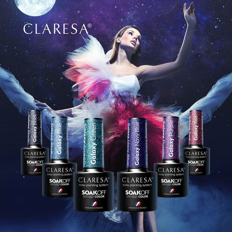 ギャラリービューアに画像をロードする, Claresa uv led gellak 5ml galaxy green
