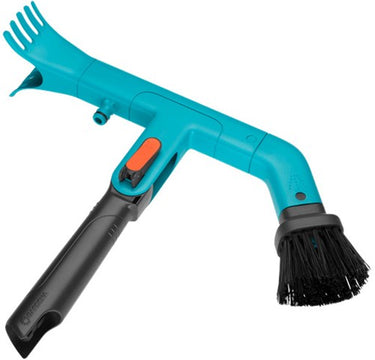 Gardena combisystem gootreiniger gehoekte bezem (turquoise zwart, 3651-20)