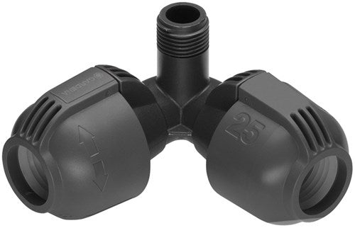 Gardena sprinklersysteem - l-stuk 25mm x 1 2'' buitendraad