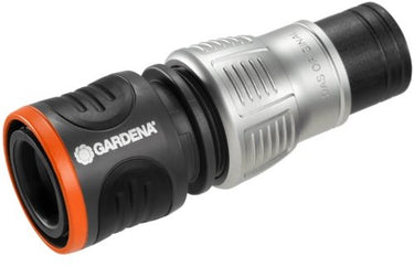 Gardena premium waterstop 13 mm (1 2 ) – 15 mm (5 8 ) slangstuk (grijs zilver, 18253-20)