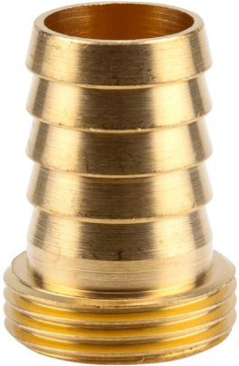 Gardena messing slangschroefstuk 26,5 mm (g 3 4 ) slangstuk (7147-20)
