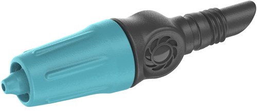 Gardena verstelbare einddruppelaar 0–15 l u druppelaar (zwart turquoise, 10 stuks)