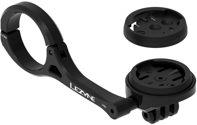 Load image into Gallery viewer, Lezyne garmin wahoo gps forward mount with gopro
