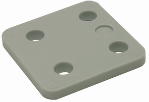 Gb drukplaat zonder sleuf 7 x70x70mm grijs etiket; 48 per zak | 192 stuks - 17534707