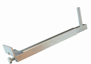 Gb gevelklem 370x80 verzinkt 350-460 mm etiket | 1 stuk - 17710205