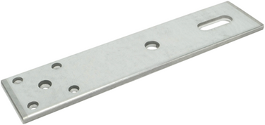 Gb vloer-kozijnstrip 250 60x6 type vlak verzinkt | 10 stuks - 17207360