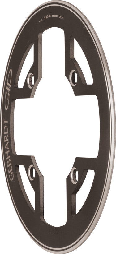 Gebhardt  kettingbladring 42t bcd 104mm 4 armen, zwart