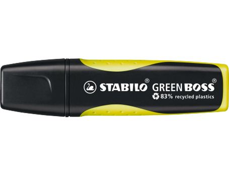 Stabilo markeerstift navulbaar - geel
