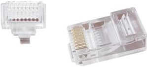 Enzo gembird modulaire plug rj45 doorsteekmontage 50 stuks - 2575196