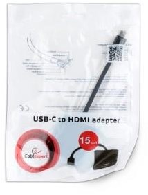 Afbeelding laden in galerijviewer, Enzo gembird usb-c naar hdmi adapter zwart - 9580125
