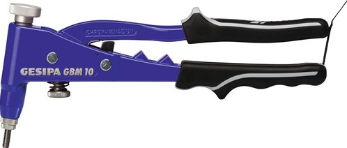 Gesipa blindklinkmoertang | totale l.260mm gewicht 0,6kg hefslag 7mm draadstift m5 mondstuk m5 | 1 stuk - 1434761 - 1434761