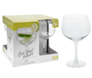 Excellent houseware gin tonic glazen 650ml doos a 4 stuks