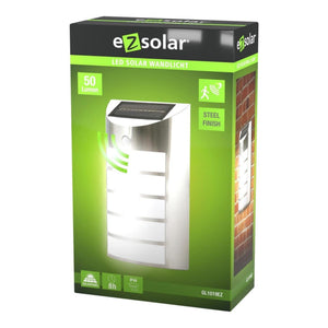 Ezolar led solar wandlamp met 5 leds en sensor