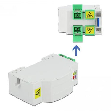 Imp glasvezel aansluitdoos din rail