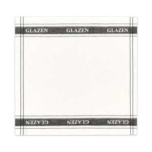 Ddddd theedoek glazendoek zwart wit 6 stuks