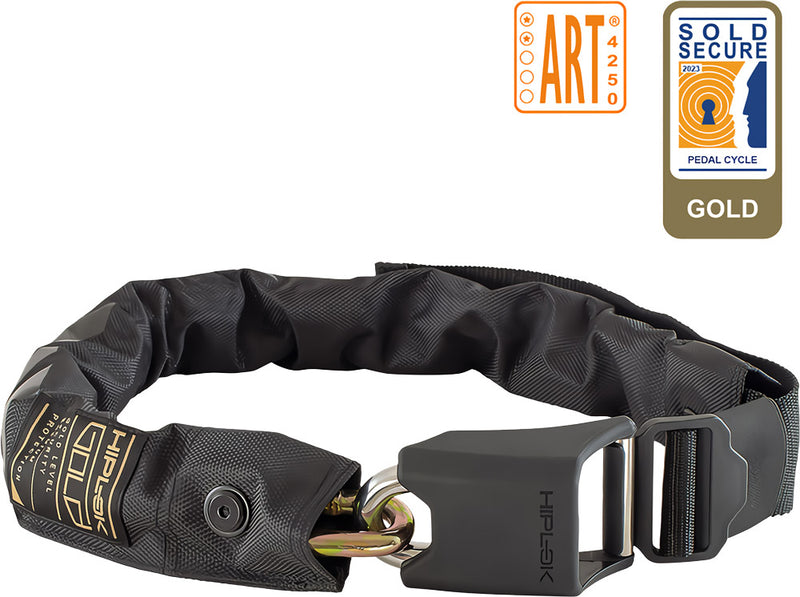 Load image into Gallery viewer, Hiplok gold 85cm chain lock

