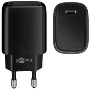 Enzo goobay usb-c snellader 20w zwart - 9550180
