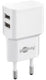 Enzo goobay usb lader haaks dubbel 2,4a wit - 9550150