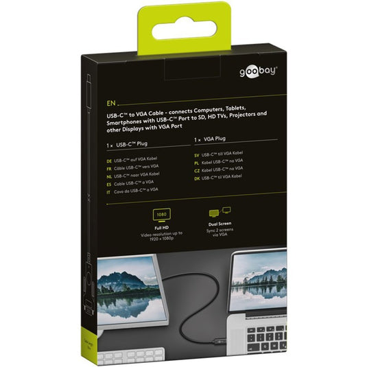 Goobay USB-C naar VGA adapterkabel