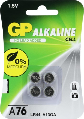 Gp batteries a76 batterij (4 stuks)