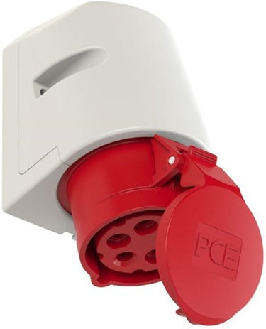 Gp cee 5p 16a 400v opbouw wcd rood - 6313160