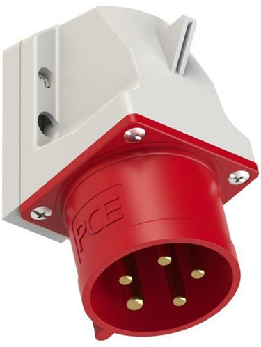 Gp cee 5p 32a 400v opb wcd rood met pennen - 6313177