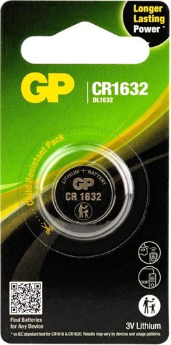 Load image into Gallery viewer, GP - CR1632 Lithium-knoopcel 3V 1PK
